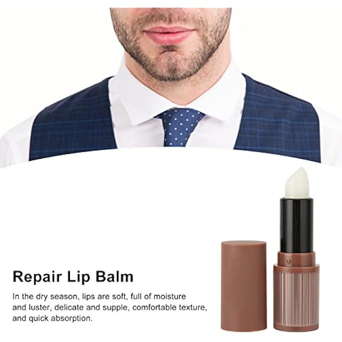 rayihni MEN LIP BALM, DRYNESS CRACKING PREVENTION MOISTURIZING LIP CARE CREAM LIP REPAIRING CREAM 3.5G - Image 2